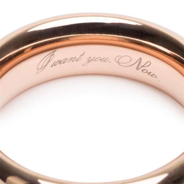 I Want You Now Steel Love Ring – Image 10