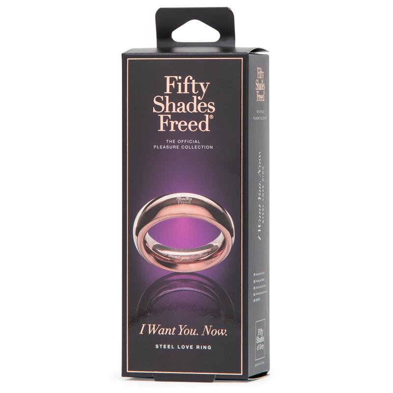 I Want You Now Steel Love Ring – Image 11