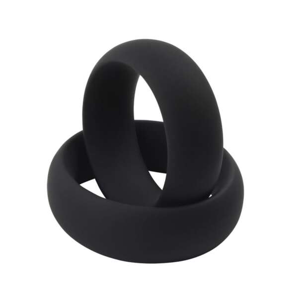 Infinity Silicone Ring M Black – Image 5