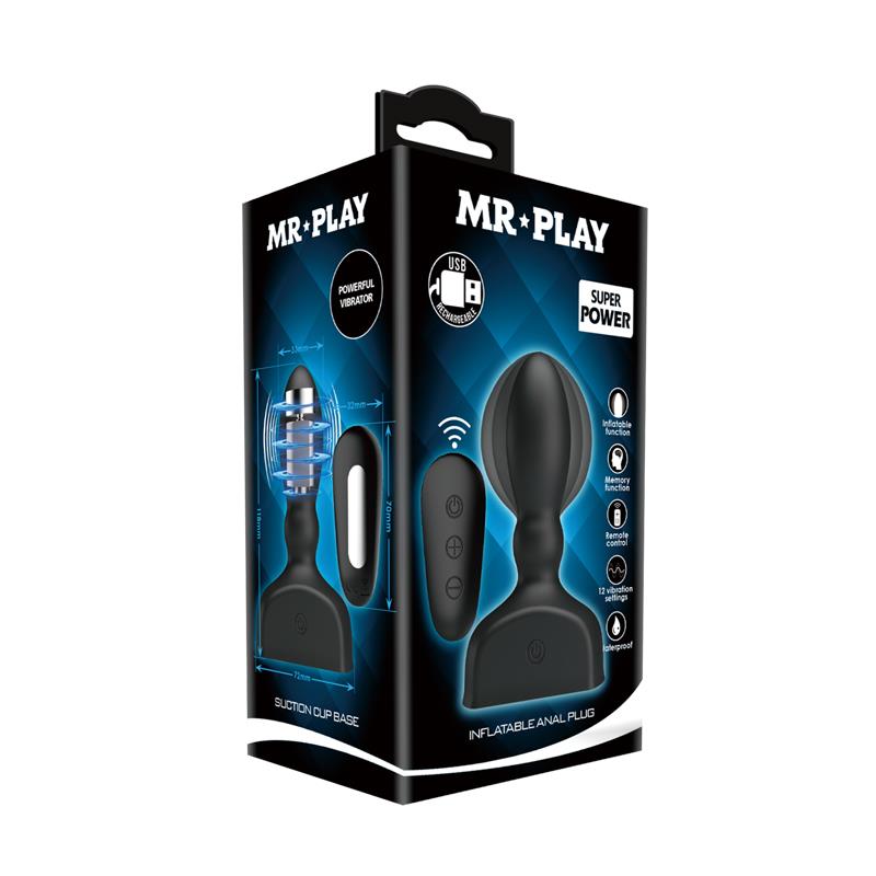 Inflatable Butt Plug with Remote Control Mr. Play – Image 7