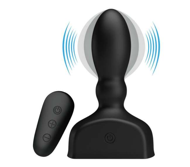 Inflatable Butt Plug with Remote Control Mr. Play