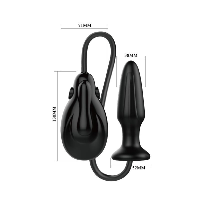Inflatable Vibrating Anal Plug – Image 4