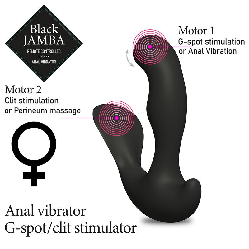 Jamba Anal Vibrator and G-Spot Stimulator Black – Image 3