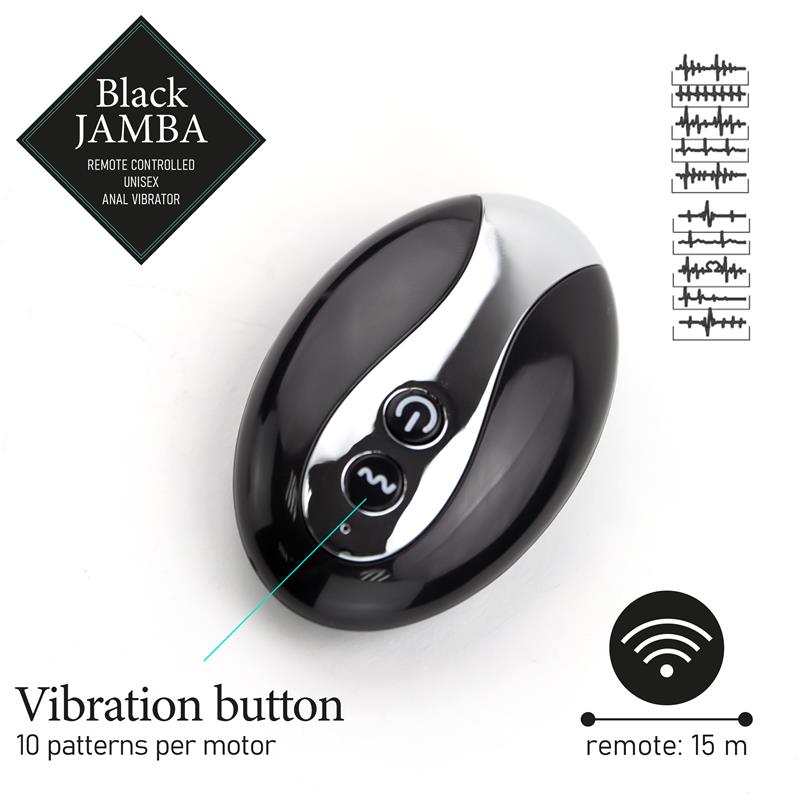 Jamba Anal Vibrator and G-Spot Stimulator Black – Image 6
