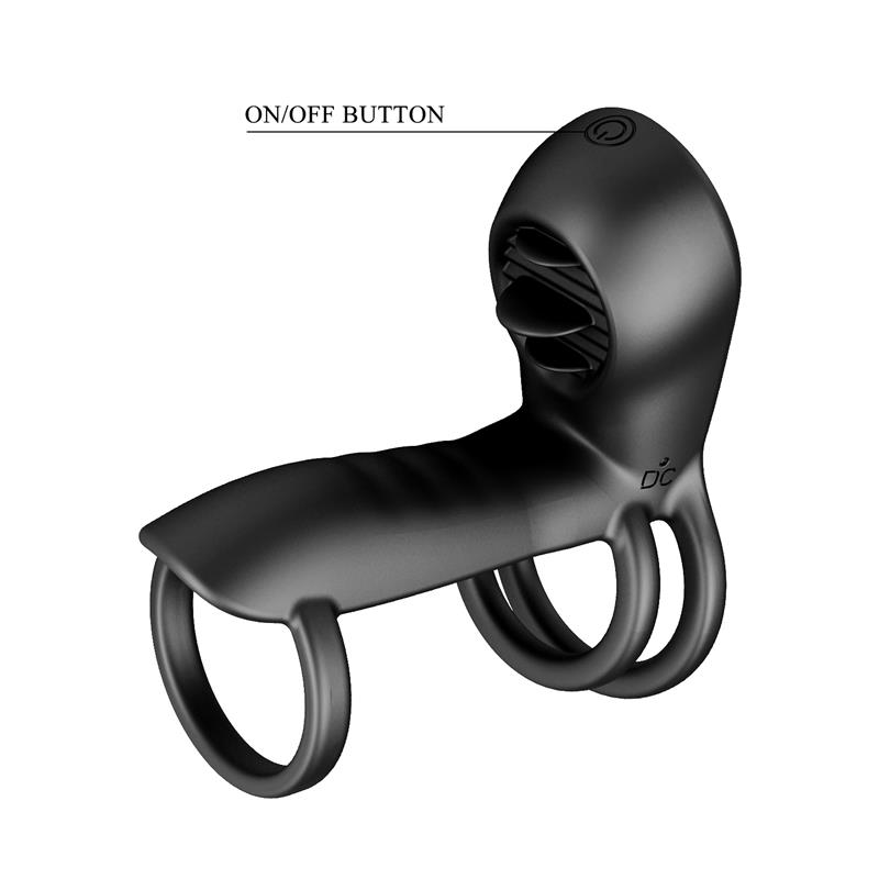 Jammy Triple Vibrating Penis Ring USB – Image 3