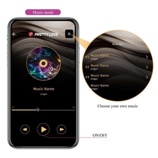 Jefferson Vibrating Anal Plug with Electroshock and APP – Image 4