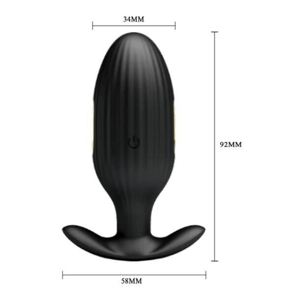 Jefferson Vibrating Anal Plug with Electroshock and APP – Image 6