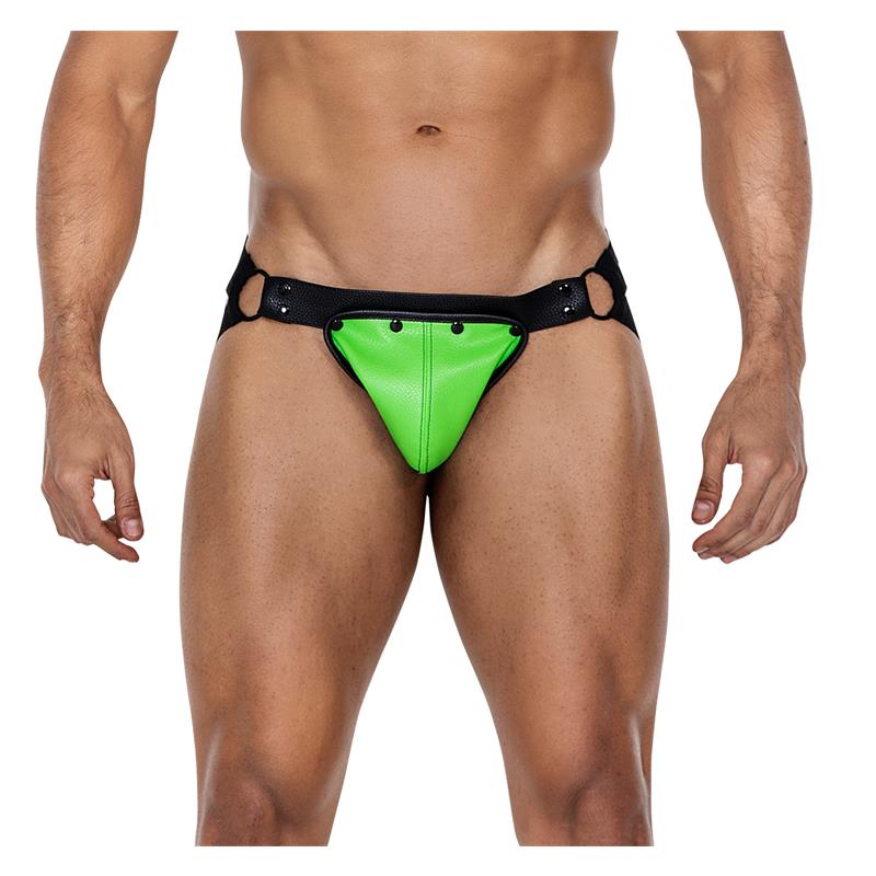 JOCKSTR4P02 Jockstrap Jocksnap Blazing Green – Image 4