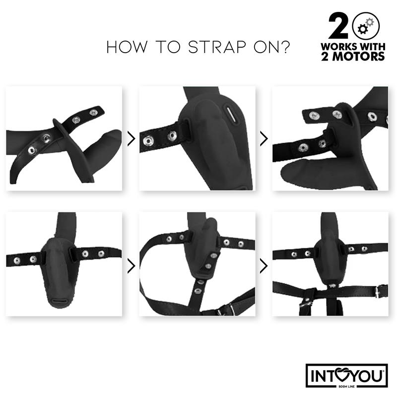 Jordan Strap-on with Double Vibrating Dildo and Remote – Image 5