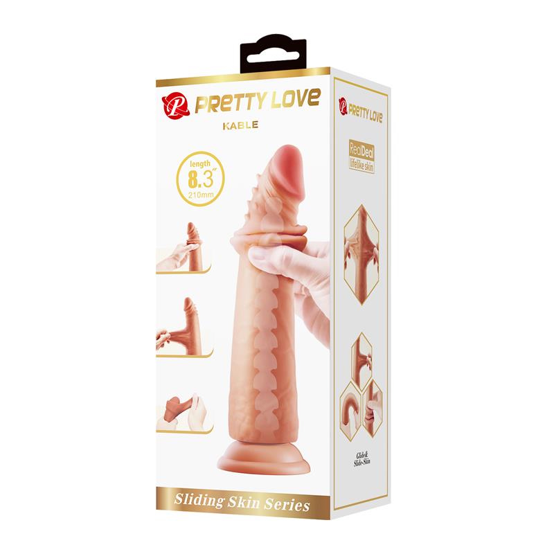 Kable Sliding Skin Realistic Dildo 8.3 - 21 cm – Image 3