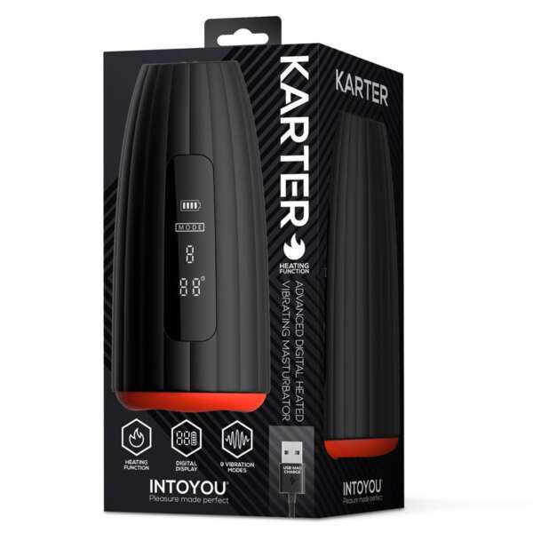 Karter Advanced Masturbator with Vibration, Heat and Digital Screen – Image 9