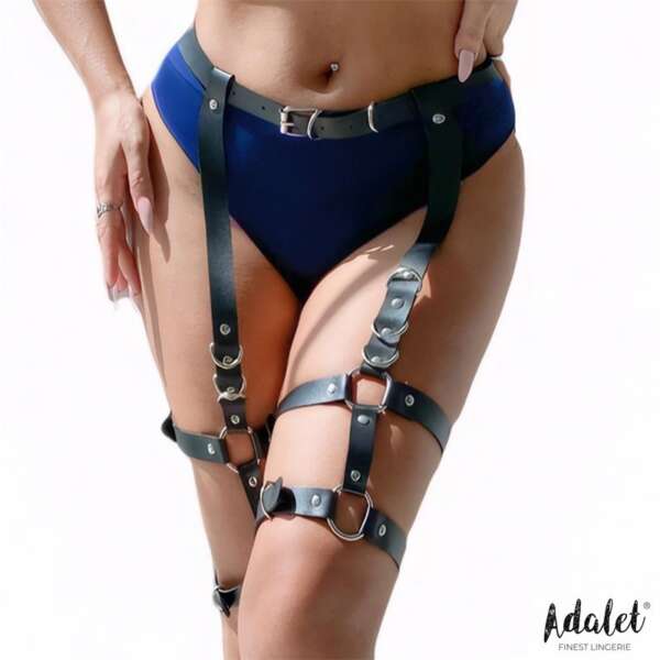 Katia Vegan Leather Garter One size