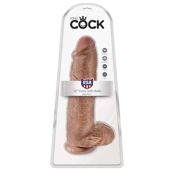 King Cock Cock with Balls 12 - Tan – Image 3