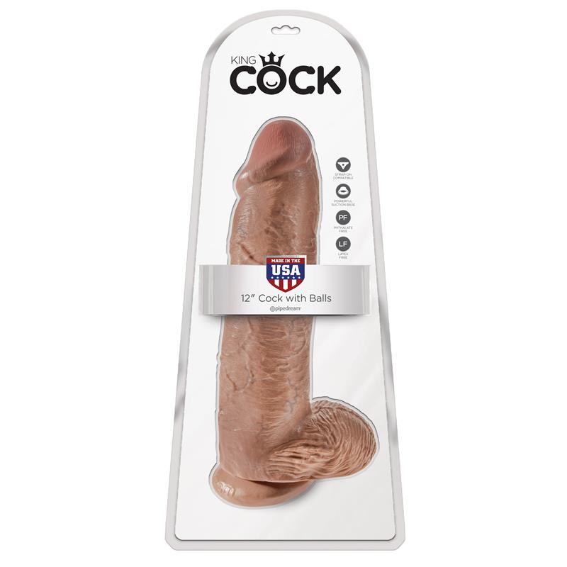 King Cock Cock with Balls 12 - Tan – Image 3