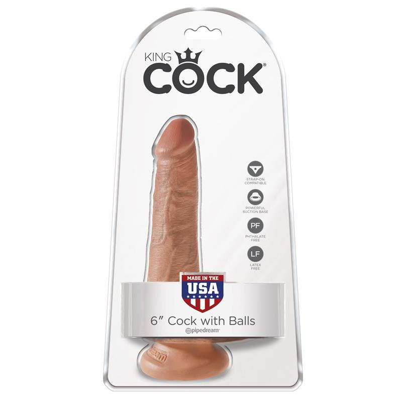 King Cock Cock with Balls 6 - Tan – Image 3