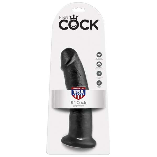 King Cock Dildo 9- Black – Image 3