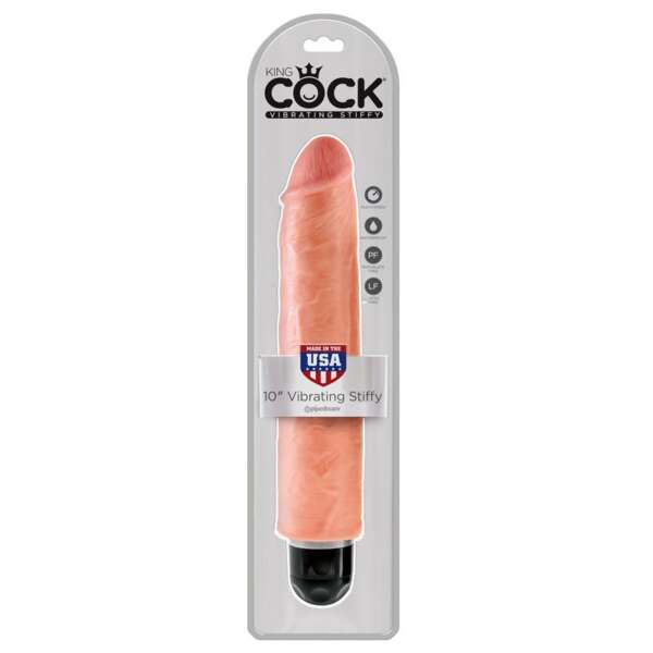 King Cock Vibrating Stiffy 10 - Flesh – Image 3