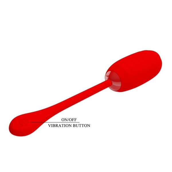Kirk Vibrating Egg Red – Image 4