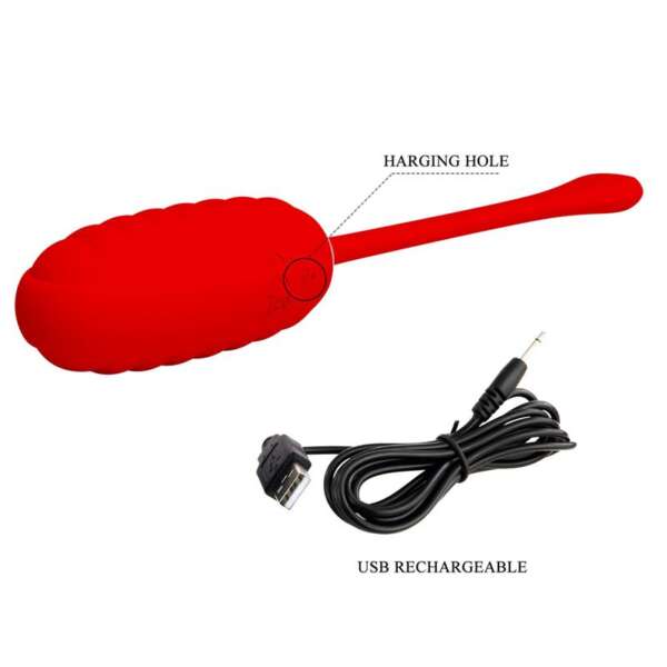 Kirk Vibrating Egg Red – Image 10
