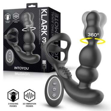 Klark Waving and Vibrating Plug with Remote