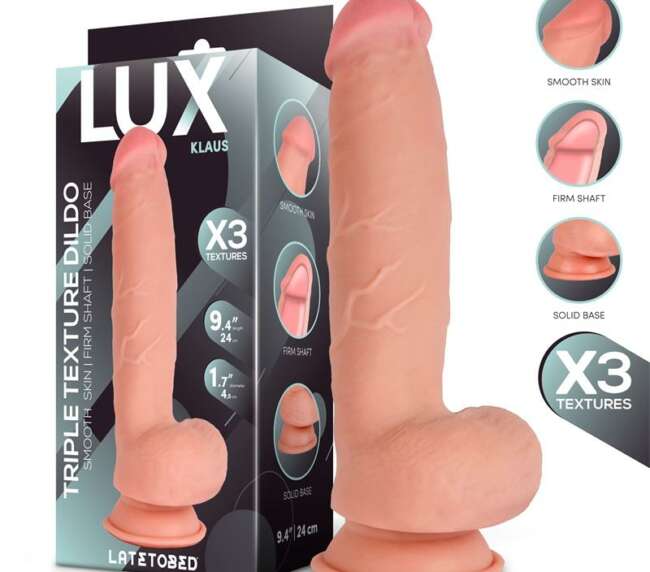 Klaus Triple Density Dildo with Balls 9.4