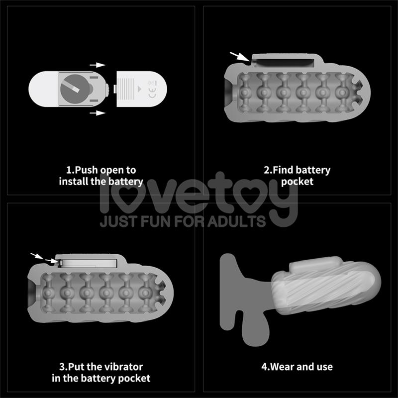 Knights Ring Vibrating Dual Purpose Sleeve – Image 9