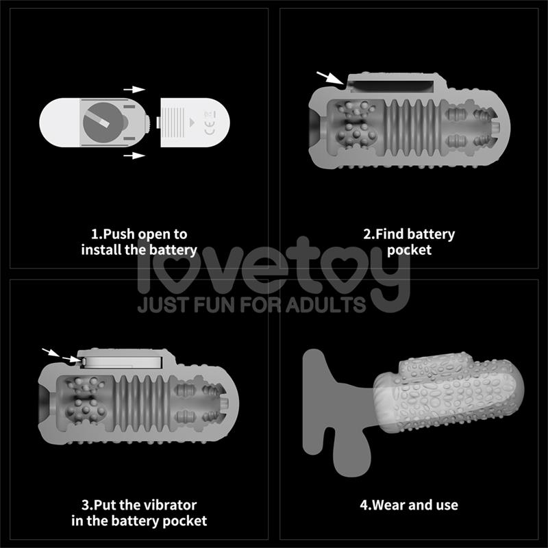 Knights Ring Vibrating Dual Purpose Sleeve Drip – Image 22