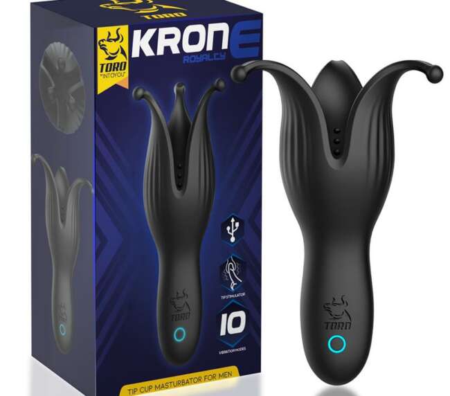 Krone Tip Cup Masturbator for Men Silicone USB
