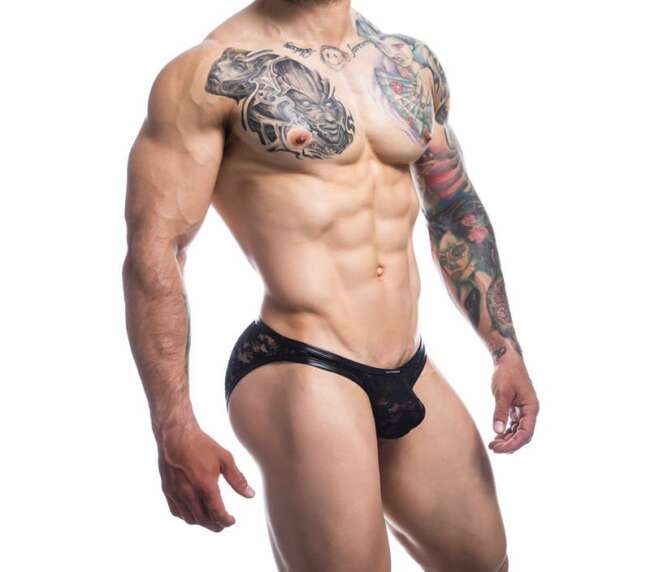 L4CE01 Slip with Black Lace