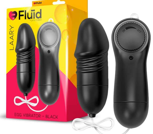 Laary Multi-Speed Vibrating Egg with Remote Control Black