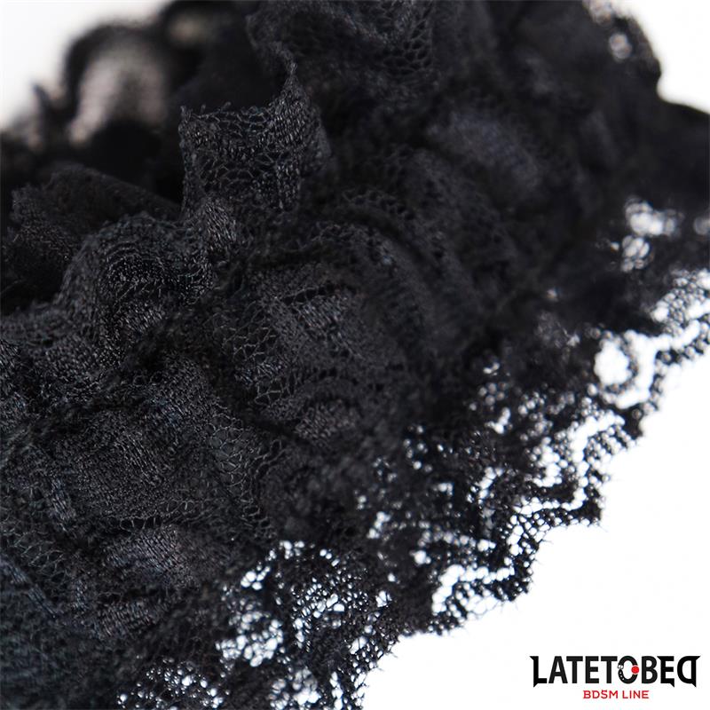 Lace Elastic Ankle Restraints Black – Image 5