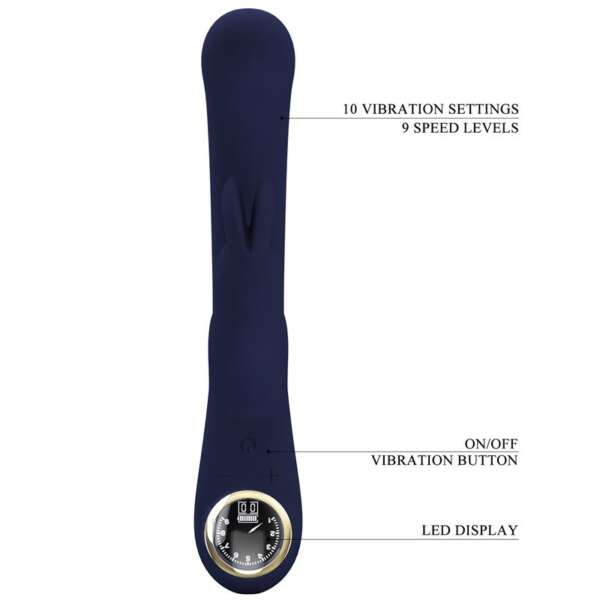 Lamar Vibrator G-Spot Rabbit Dark Blue – Image 3