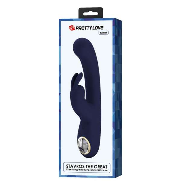 Lamar Vibrator G-Spot Rabbit Dark Blue – Image 13