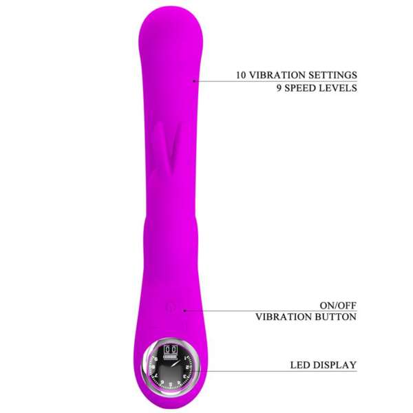 Lamar Vibrator G-Spot Rabbit Violet – Image 8