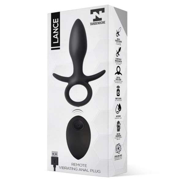 Lance Anal Plug Remote Control Liquified Silicone USB – Image 4