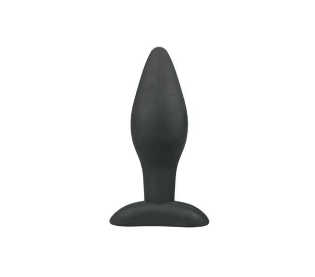 Large Black Silicone Buttplug