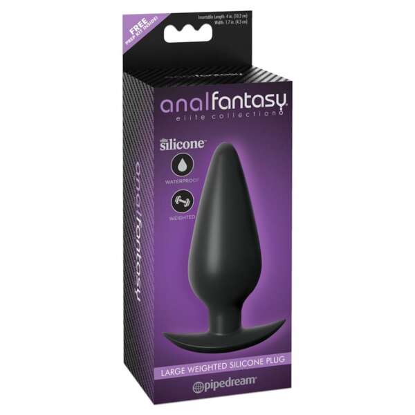 Large Weighted Plug Black – Image 3