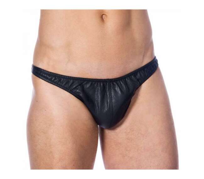 Leather Briefs Black