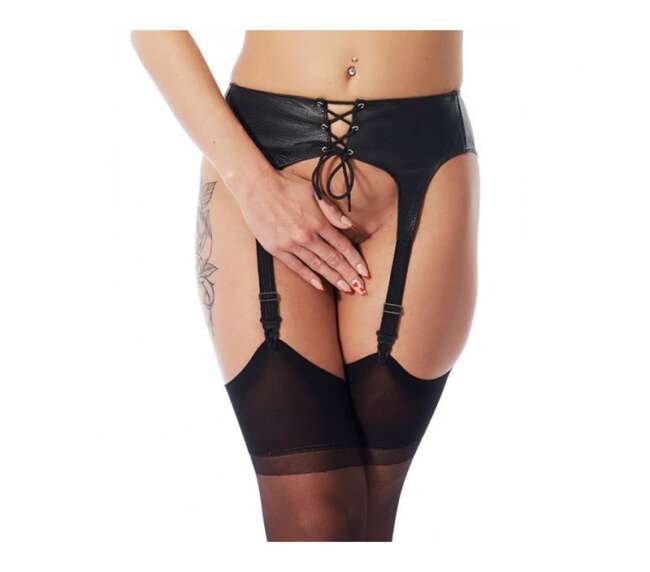Leather Suspenderbelt Adjustable