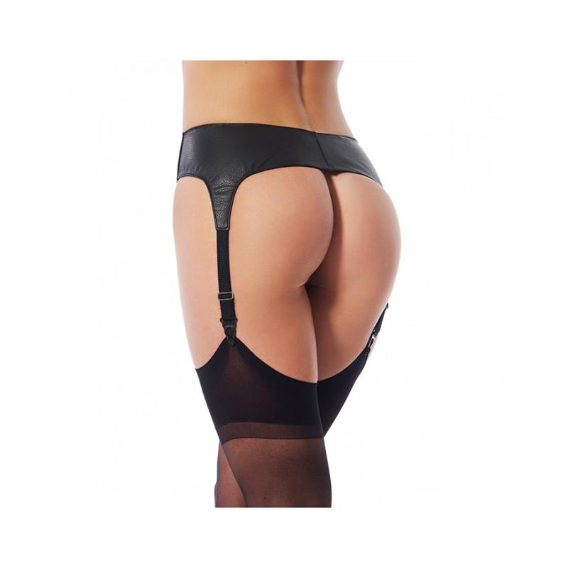 Leather Suspenderbelt Adjustable – Image 3