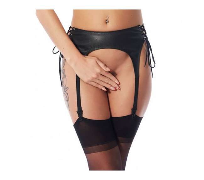 Leather Suspenderbelt Adjustable