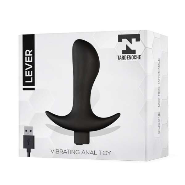 Lever Anal Plug with Vibration USB Silicone – Image 6