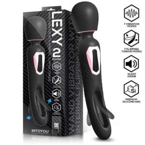 Lexy Vibrating Wand with Internal Flipping Tongue
