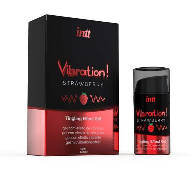 Liquid Vibrator Warm Effect Aroma Strawberry 15 ml