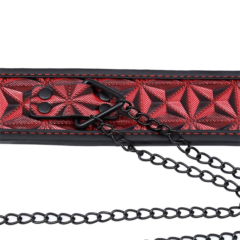 llar with Nipple Clamps Diamond Vegan Leather – Image 8