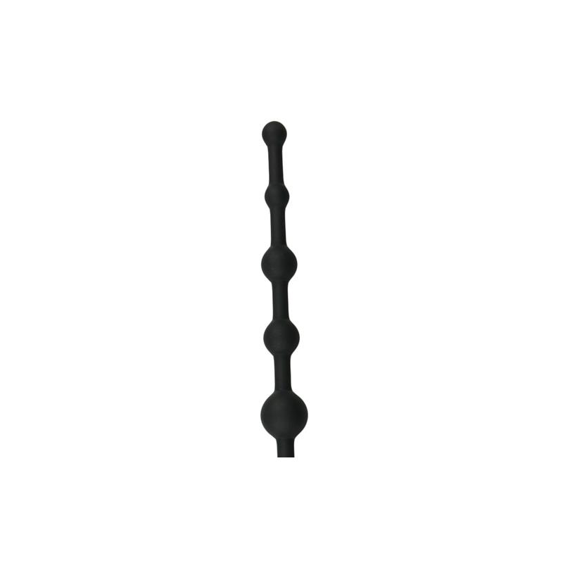 Long Anal Beads Black – Image 6