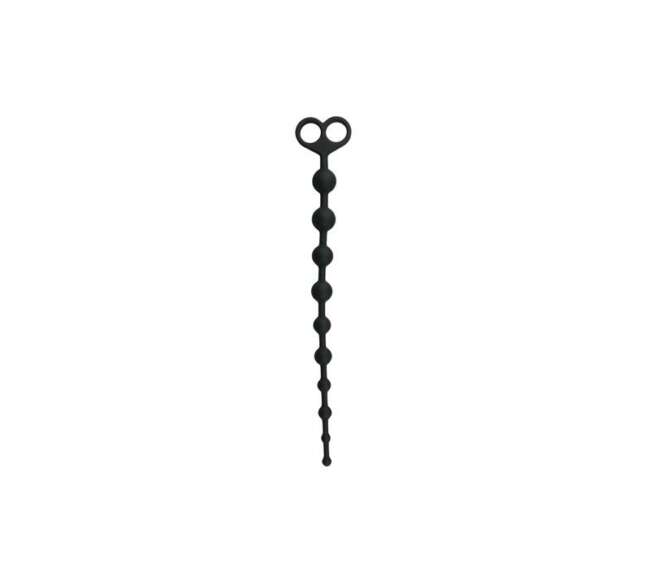 Long Anal Beads Black