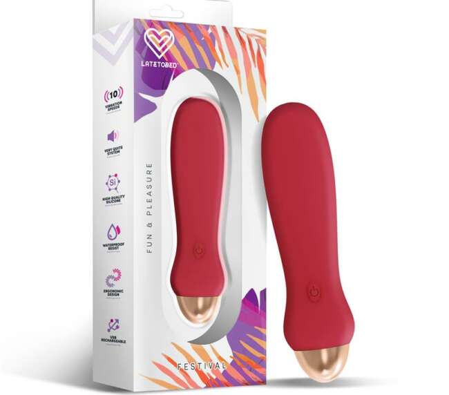 Luxo Stimulator 10 Speeds Rust Red