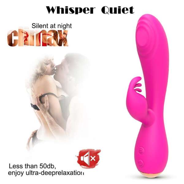 Magic Stick Rabbit Vibe with Pulsation Fuchsia – Image 3