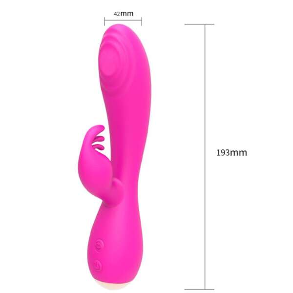 Magic Stick Rabbit Vibe with Pulsation Fuchsia – Image 9